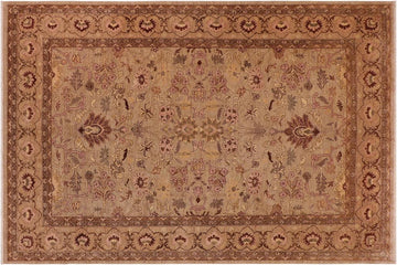handmade Traditional Kafkaz Chobi Ziegler Gray Brown Hand Knotted RECTANGLE 100% WOOL area rug 10 x 14